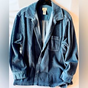 LL Bean Women's Courdouroy Longsleeve shirt jacket